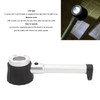 Handheld 45X Magnifier Loupe Optical Glass Magnifying Glass LED Magnifier
