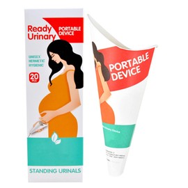 Female Urinal Funnel, Paper Women's Pee Funnel Device - Girl Urinal Funnel, Waterproof Female Urinal, Pee Standing up for Women Public Toilets, Trips