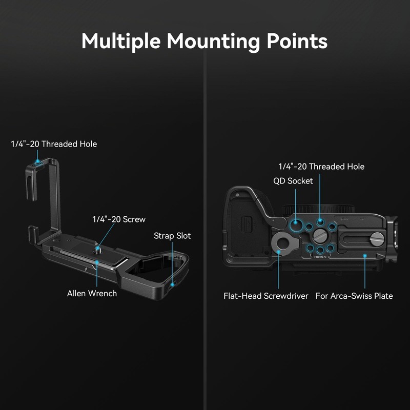 SMALLRIG A7 IV / A7S III / A1 L-Bracket for