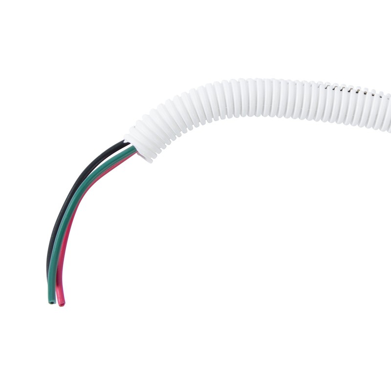 Gardner Bender FLX-5008W, inch x 8 ft, White Split Flex
