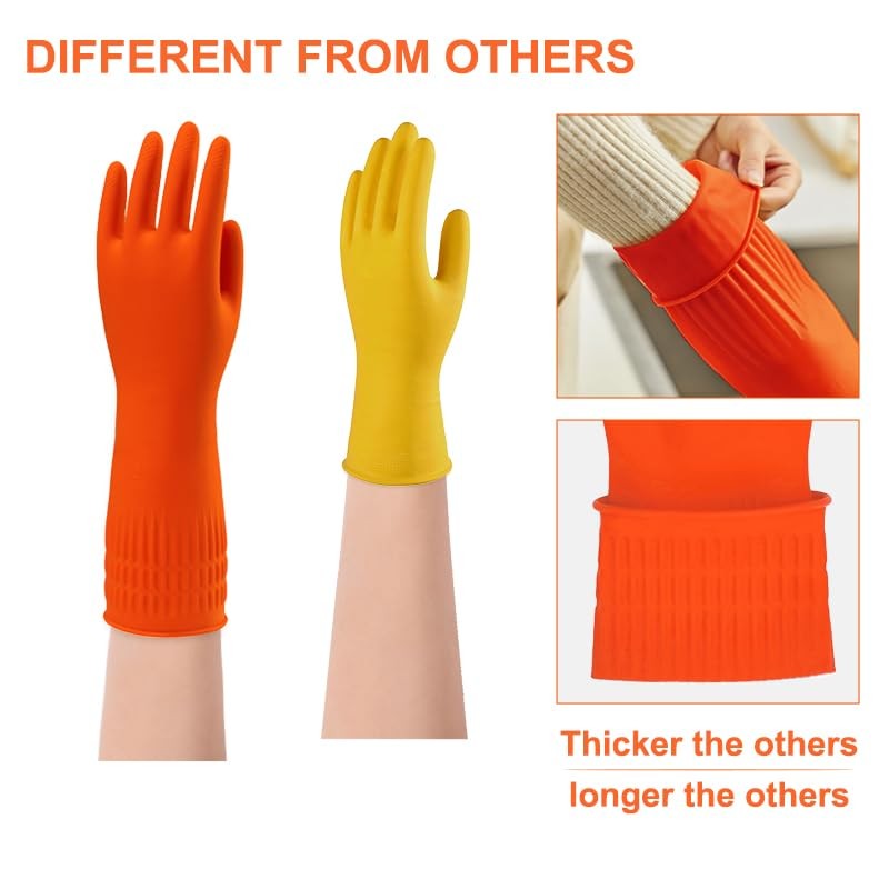 North Tower Kitchen Washing Room Gloves Fleece Lined, Reusable, Waterproof
