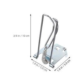 SHINEOFI 2pcs Cashier Box Clip Cash Register Bill Money Clip Cash Tray Money Clip Cash Register Clips Cash Drawer Clips Money Clips for Cash Register Accessories Metal Ferroalloy