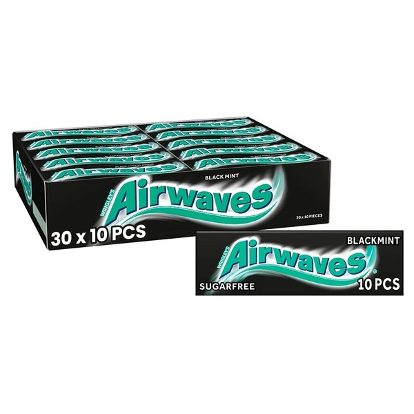 Airwaves 30 Packets of (Black Mint)