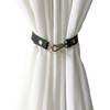 jojobasec Leather Curtain Tie Backs Leather Drapery Tiebacks Window Holdbacks