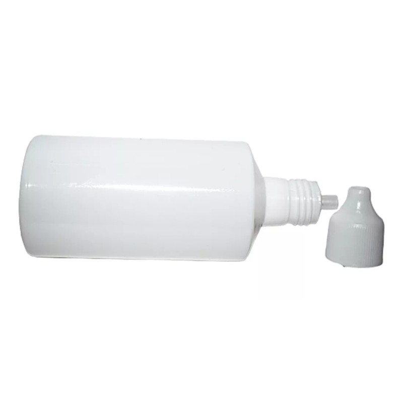Unbranded 10 Gotero Polietileno Farmacéutico Blanco Tapa Inserto 60 Ml