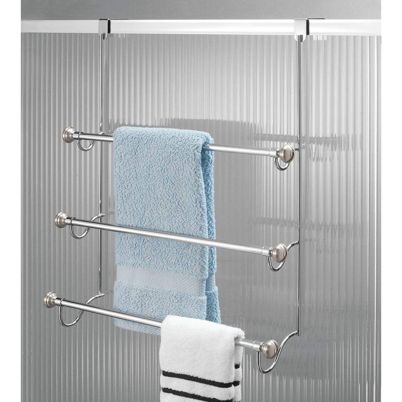 iDesign Over the Door Towel Rack, The York Collection, 1.5”