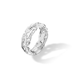 Miabella 925 Sterling Silver Italian 7mm Byzantine Band Ring for Women Made in Italy (7)