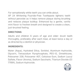 Nu Skin AP 24 Whitening Fluoride-Free Toothpaste (3 Pack)