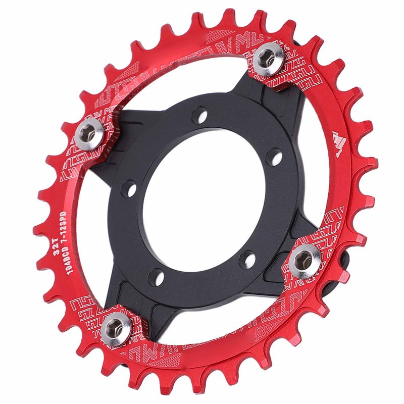 104 BCD 32T Chainring 104BCD Sprocket Adapter 32T Positive Negative