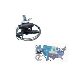 Bundle - 2 Items - Diamond K400-3/8C Trunk/Hatchback Mount with 2-Axis Adjustment, 3/8x24 Base and 6ft Coax and Ham Guides TM Pocket Reference Card