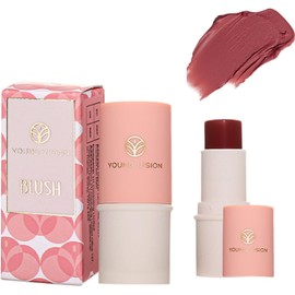 Barra de Rubor en Crema, Palos de Maquillaje Resaltadores, Rubor en Barra Duradero en Crema para la Piel Tinte Brillante para Mejillas, Ojos y Labios, Fácil Aplicación (02)
