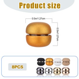 8PCS Hijab Magnetic Pins, Multi-Purpose Pinless Strong Magnetic Hijab Pins Scarf Magnetic Pin Scarf Magnetic Clasp Scarf Magnets Brooch Magnetic Hijab Pins for Women Hijabs Scarves Clothes