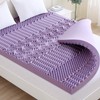 3.9 Inch 7-Zone King Mattress Topper, Egg Crate Foam Mattress
