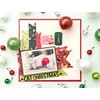 DCWV 36 Multi Coloured Christmas Card with Glitter Accents