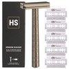 Henson Shaving Razor - Tan Double Edge Safety Razor with