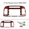 Bestycar Fits for Toyota Camry 2000-2006 Wood Car Radio Stereo