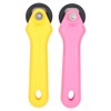 2Pcs Roller Cutter Cloth Cutter PatchWork Cutting Knife Sewing Quilting