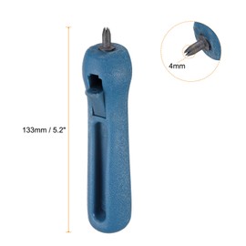 sourcing map 3pcs Drip Irrigation Hole Punch Tool 4mm Drip Hose Irrigation Hole Opener Irrigation Drilling Tools Garden Drill Hose Connector Puncher for Lawn Garden Watering