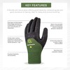 Benchmark 1 Pair Gardening and Safety Work Gloves - Multi-Purpose
