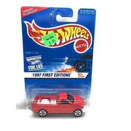 HOT WHEELS 1997 FIRST EDITIONS 2/12 RED FORD F-150 5 SPOKE WHEEL #513