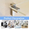 Litensh Pack of 4 Adjustable Shelf Brackets, Shelf Brackets, Bathroom