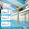 Pool Fountain for Above and In-Ground Pools, Dual Spray Waterfall