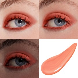 FOCALLURE ALL-OVER Liquid Eyeshadow, Long Lasting Shimmer Eye Shadow, Multi-Dimensional Finish Glitter Gloss, Crease Resistant, Quick Dry, OR02 EXCEITEMENT