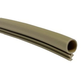 STB Weatherstrip, Kerf-Mounted, Bulb Type, Tan - 25 ft Roll