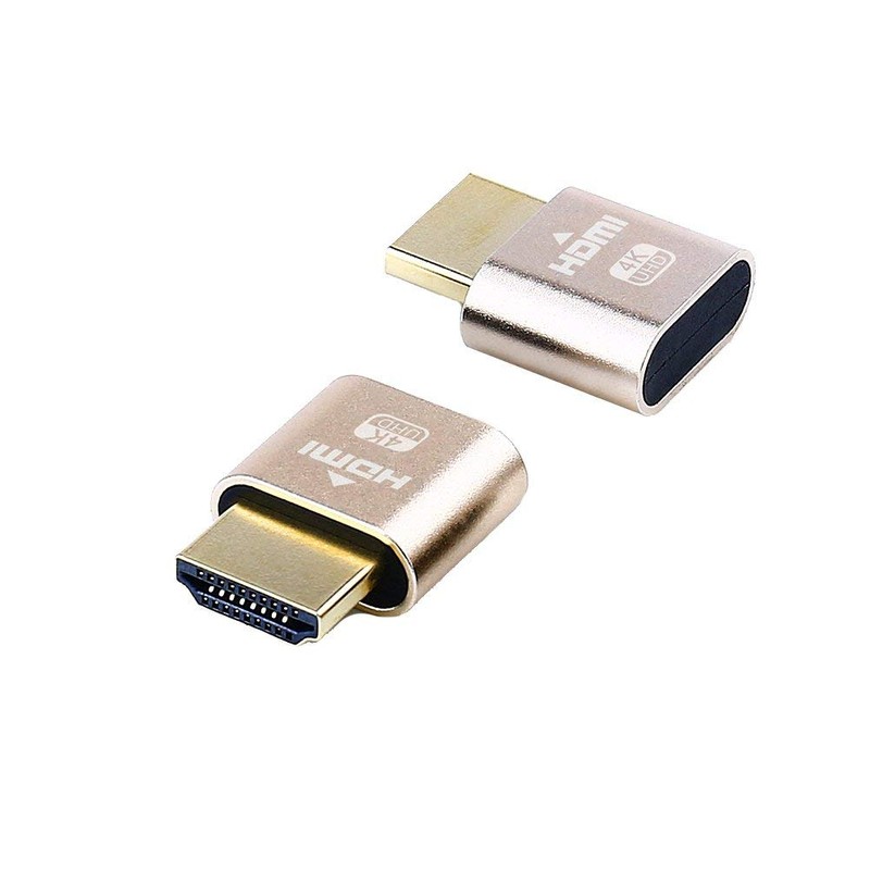 DTech HDMI Dummy Plug 4K Headless Ghost Display Emulator Compatible