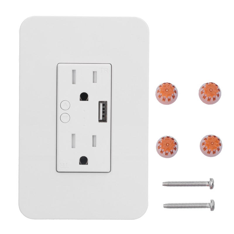 15A WiFi Smart Wall Socket Partition Control USB Interface Remote
