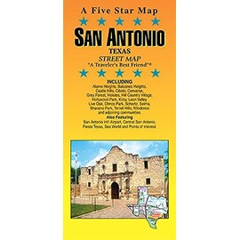 San Antonio, Texas Street Map