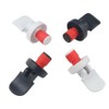 4Pcs Wine Stoppers,Plastic Wine Cork Plug Reusable Wine Bottle Airtight