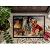 Caroline's Treasures DAC2710MAT Norfolk Terrier Cozy Christmas Doormat Front Door