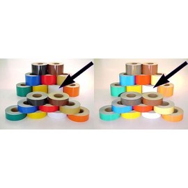 2" By 37.5' White Reflective Pin Stripping Tape