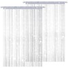 DALAETUS 2 Pcs Glitter String Curtain Panel Set, 100 x