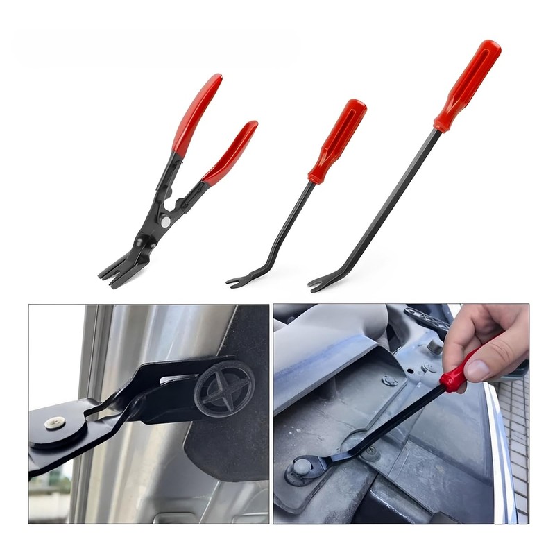 Kit Herramientas Desmontaje Molduras Auto Faros Estereo 19pz