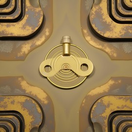 DPWOUM 1Pc Yellow Brass Radiator Bleed Key - Metal Radiator Bleeding Tool for Venting Air & Home Improvement