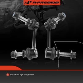 A-Premium 2 x Rear Sway Bar Links Stabilizer Bar Links, Compatible with Nissan Murano 2015-2023, Pathfinder 2013-2020 & Infiniti QX60 2014-2020 2022, JX35 2013