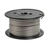 HangZ 70100 100lb #8 Plastic Coated Stainless Steel Gallery Wire,