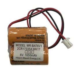Maxell MR-BAT6V1 2CR17335A WK17 6V Battery for Mitsubishi M80 drive J4 servo system