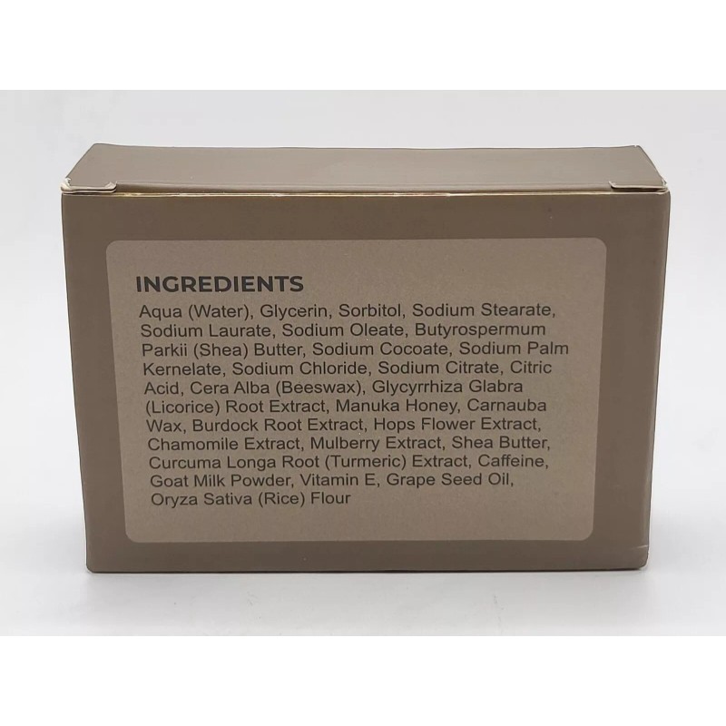 GLO MELANIN African Black Soap Bar - Infused w/ Natural