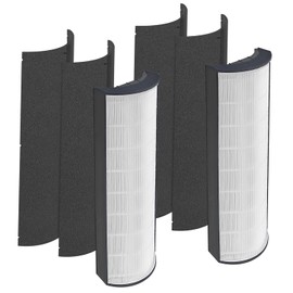 CHAMONNY Elite Filter Replacement PETWRFIL,Compatible with Pure Enrichment PureZone Elite 4-in-1 Air Purifier, 2 H13 True HEPA Filter + 4 Activated Carbon Pre-filters