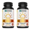 ZHOU D3+K2 - Vitamin D3 K2 Supplement for Women &