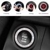 JUSTTOP 2PCS Car Bling Crystal Rhinestone Engine Start Ring Decals,