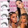 Goddvenus Fluffy Cluster Lashes Individual Eyelashes 300pcs Volume Russian Lash