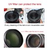 55mm Multi-Coated UV Protective Filter & Lens Cap Compatible for