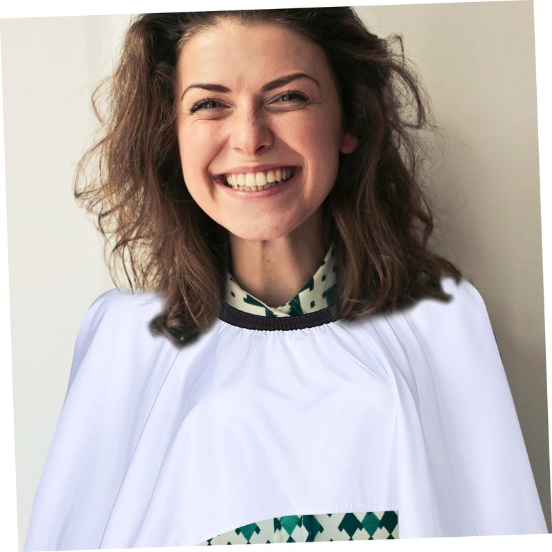 TOVINANNA Large Transparent Static Salon Cape for Adults Durable Hair