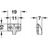 Hafele Opening limiter for furniture doors, cabinet door, door opening