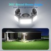 lamvip 85W Motion Sensor Light and 75W 5-Head Flood Lights