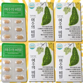 Curace Yeoju Hwan Dangtuk Hwan Domestic Yeoju 100g 4 cans / 큐라에스 여주환 당뚝환 국내산 여주 100g 4통